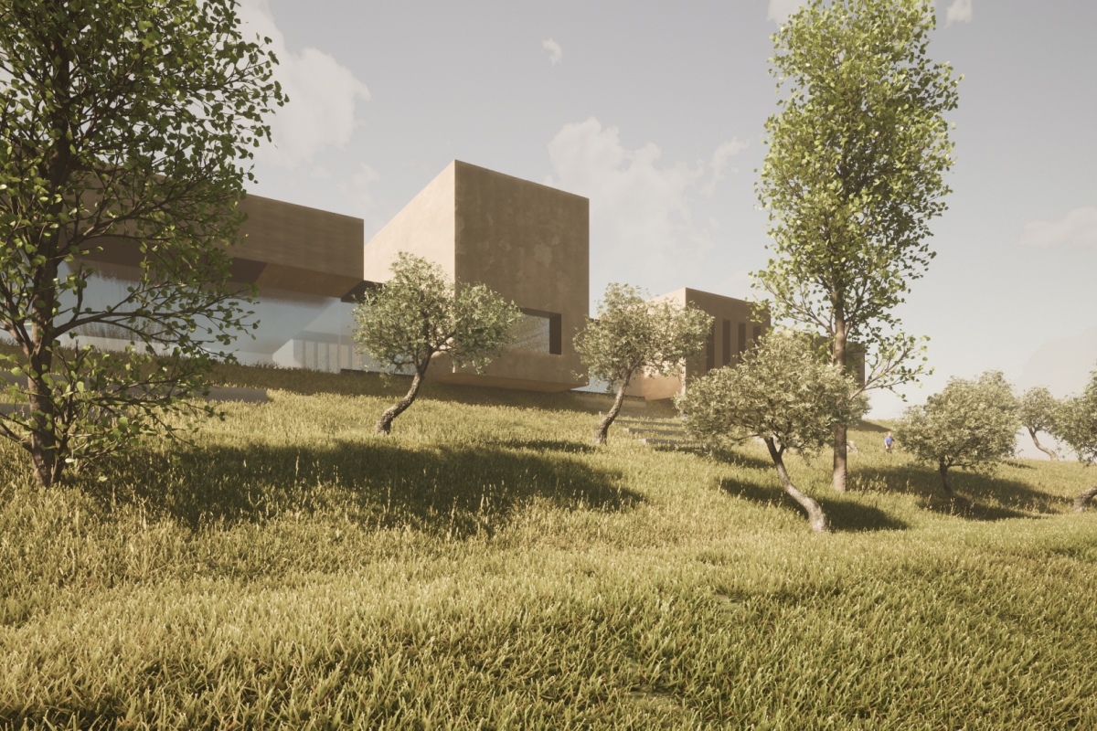 Villa moderna con piscina e ampio giardino