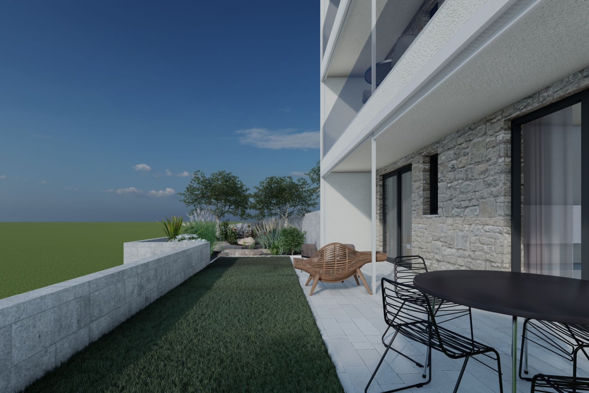 Splendido appartamento su tre piani con vista mare