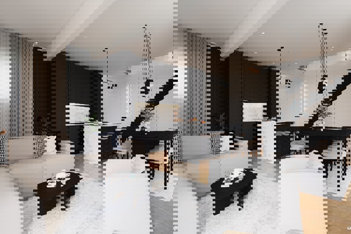 Villa moderna con vista panoramica sul mare