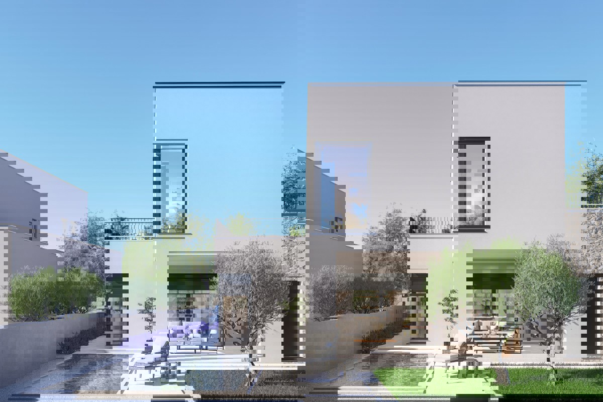 Villa moderna con vista panoramica sul mare