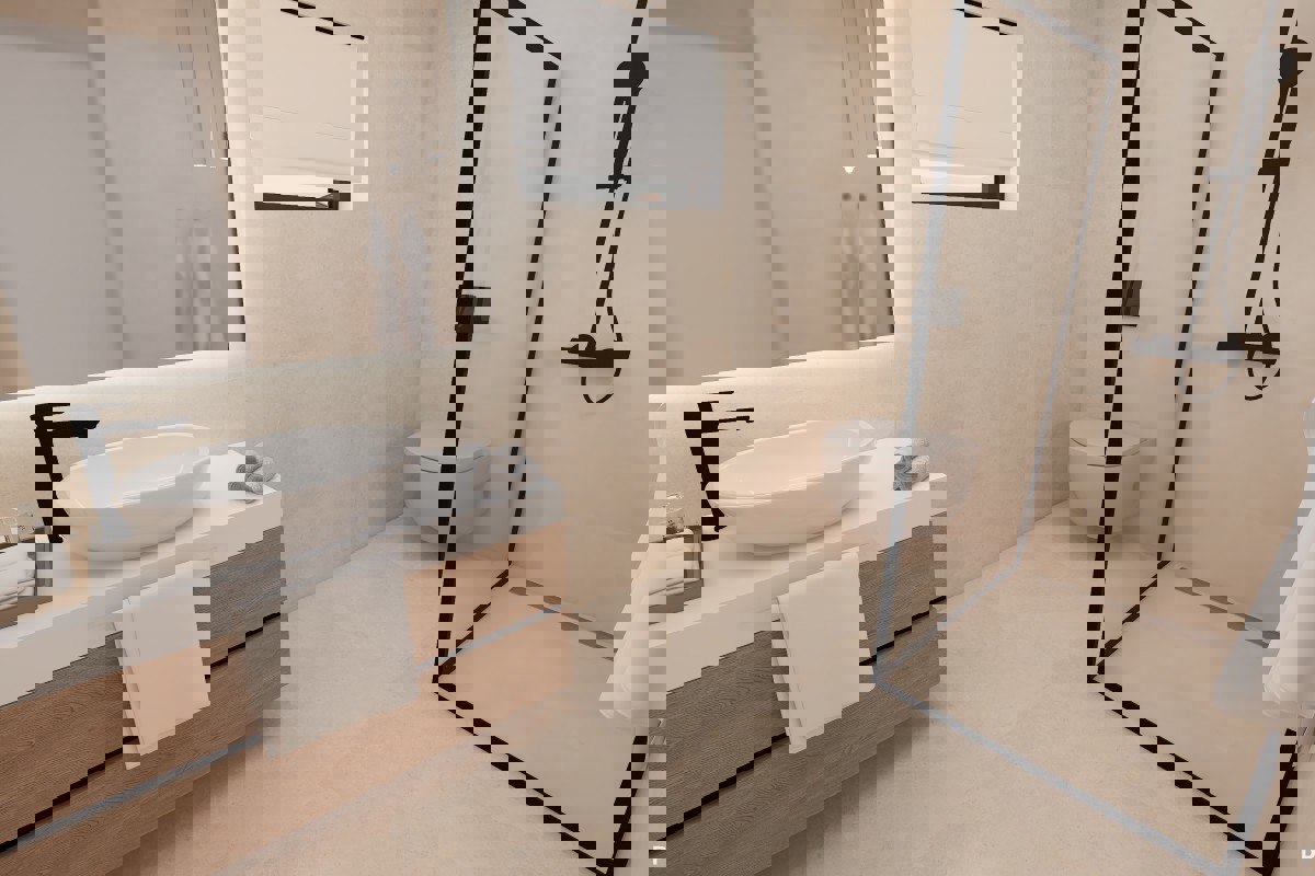 Villa moderna con vista panoramica sul mare