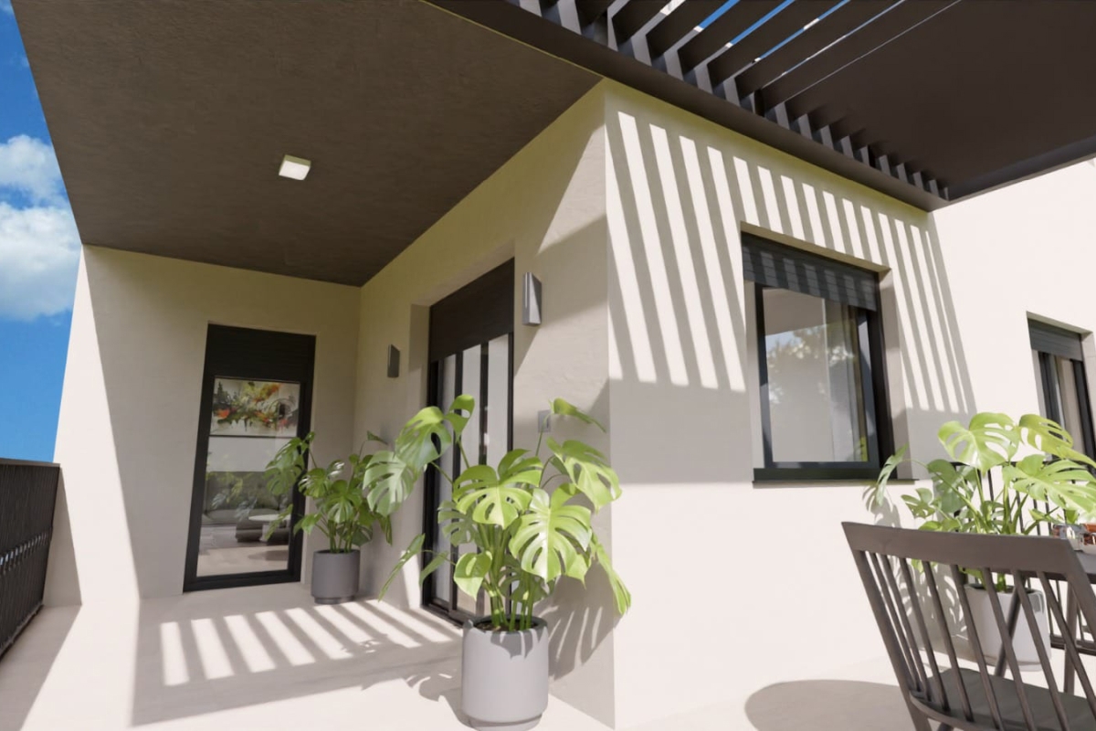 Attico in un nuovo edificio con terrazza panoramica