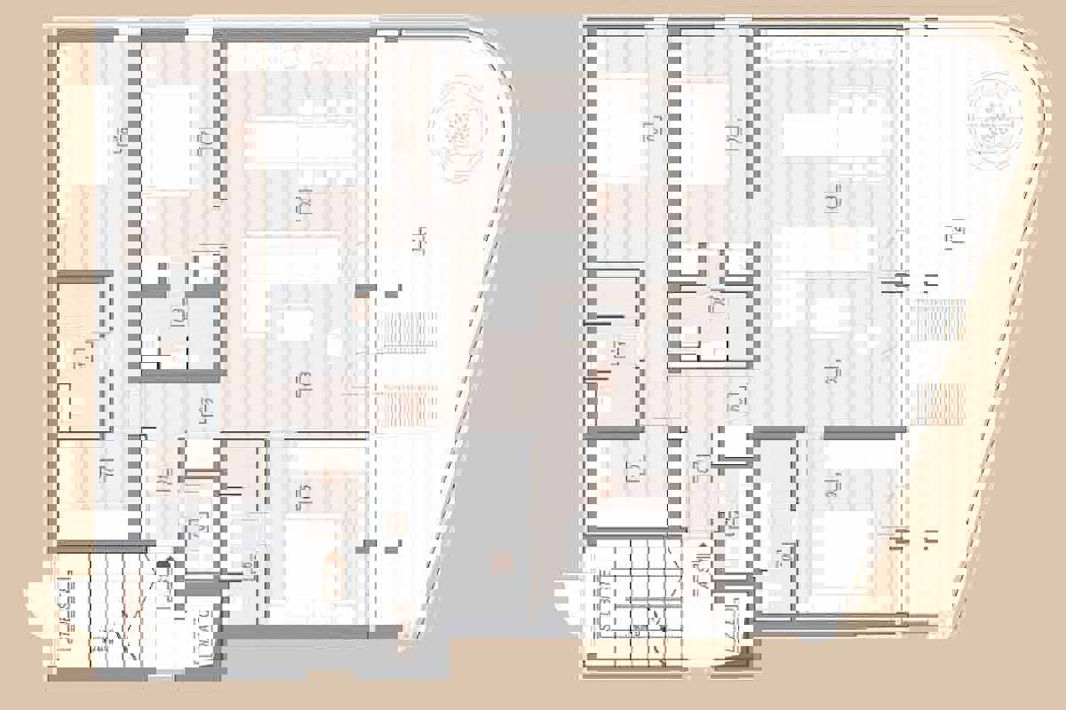 Appartamento con tre camere da letto, jacuzzi e vista mare