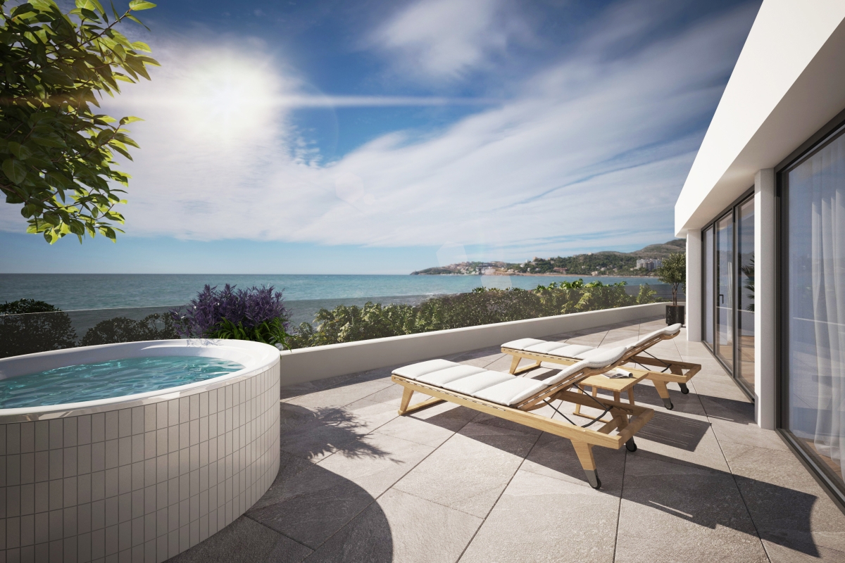 Attico di lusso con jacuzzi e ampia terrazza