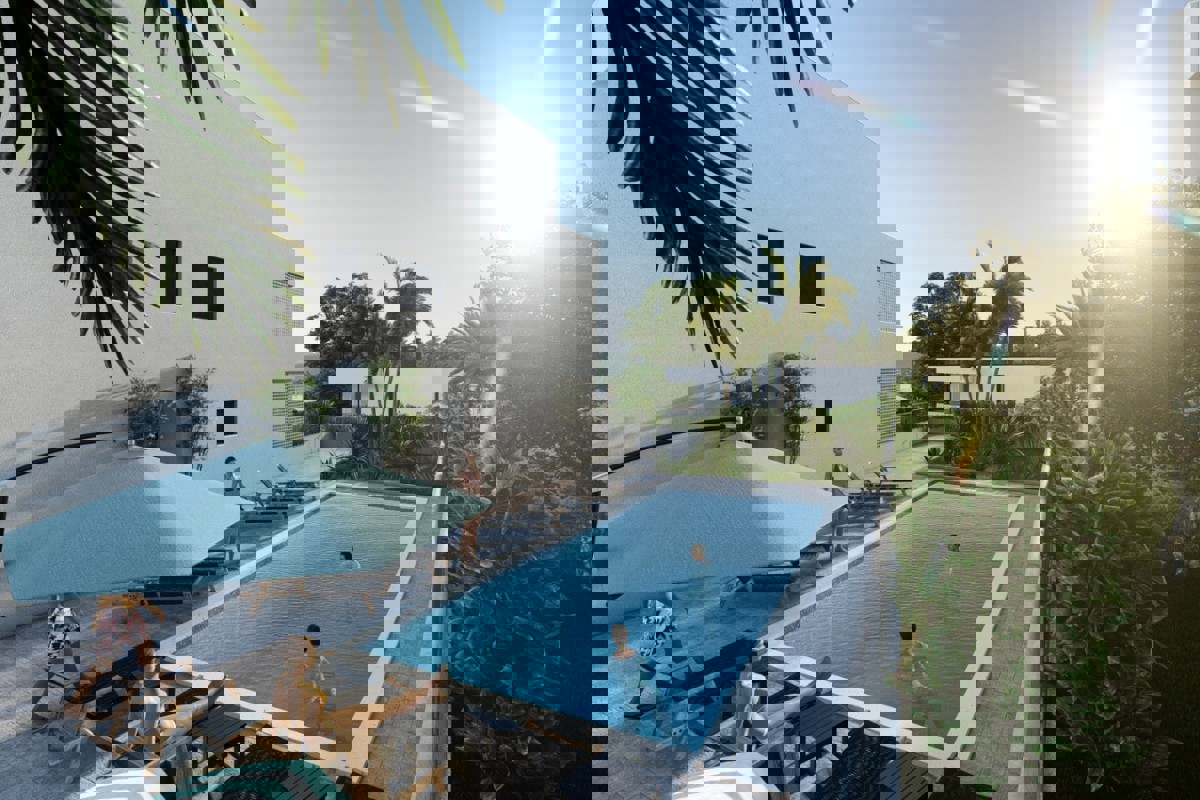 Appartamento in un nuovo edificio a Ciovo con vista mare