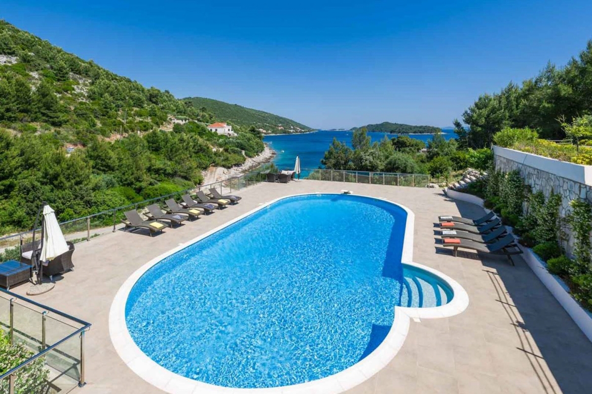Villa esclusiva sul mare sulla costa meridionale di Korčula