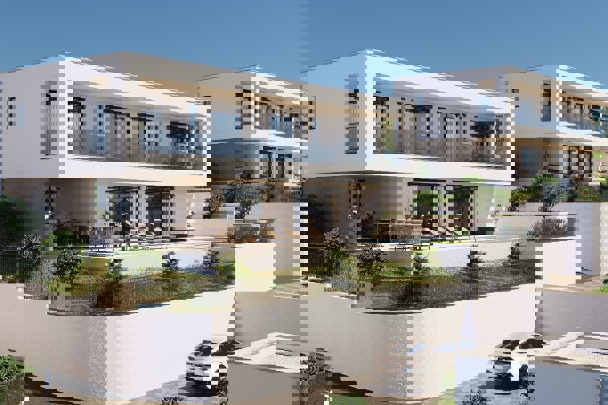 Villa moderna con vista mare