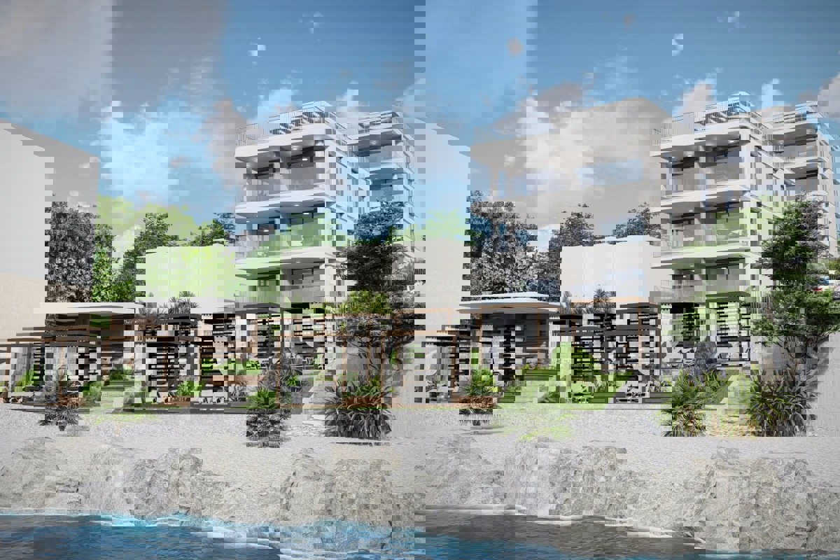 Moderno appartamento con due camere da letto in riva al mare in una posizione ambita