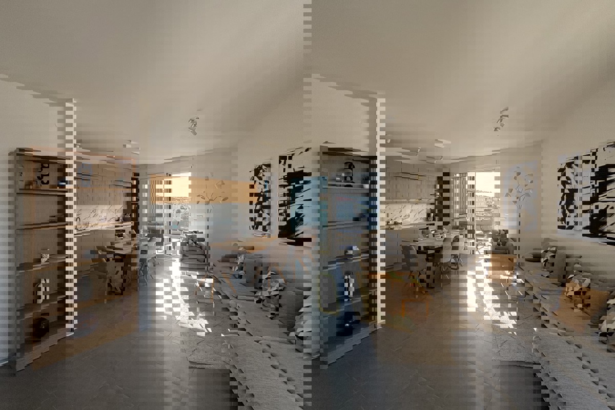 Attico moderno con terrazza panoramica e vista mare panoramica