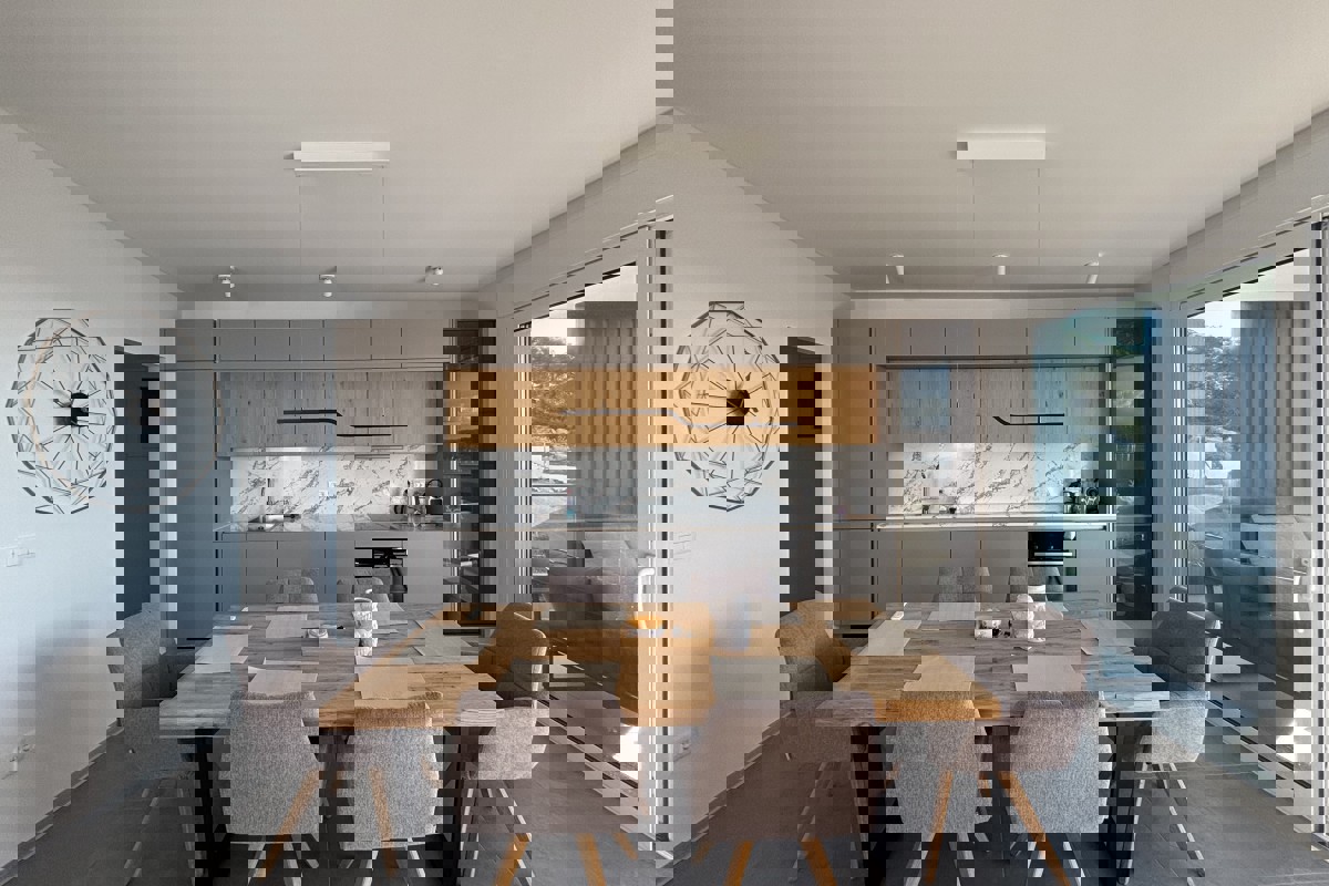 Attico moderno con terrazza panoramica e vista mare panoramica