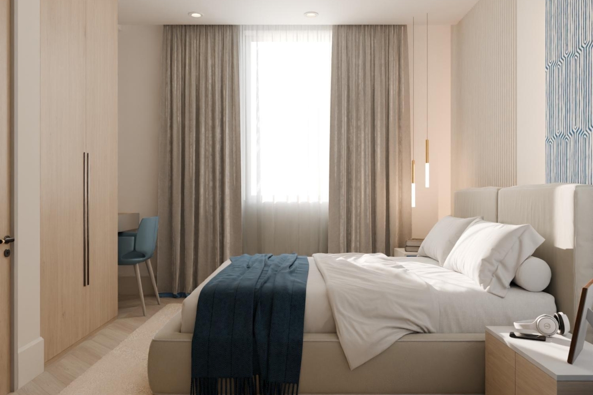 Lussuoso attico con tre camere da letto e vista mare