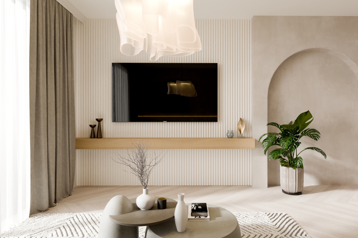 Lussuoso attico con tre camere da letto e vista mare