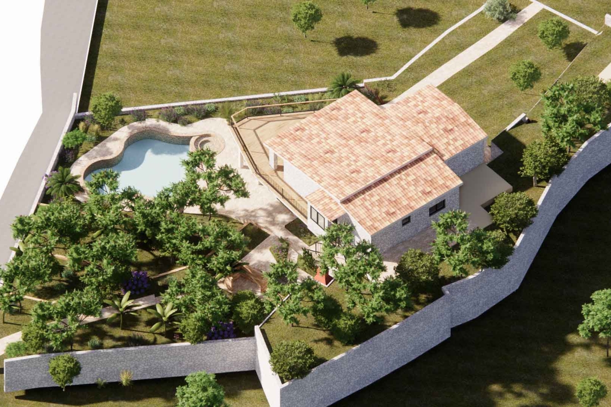 Casa indipendente con vista panoramica