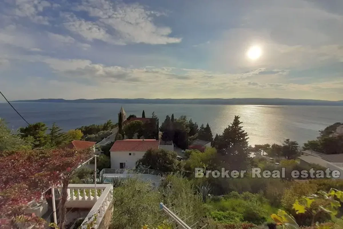 Casa con vista sul mare aperto