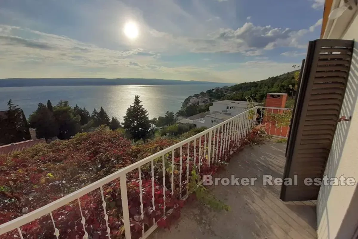 Casa con vista sul mare aperto