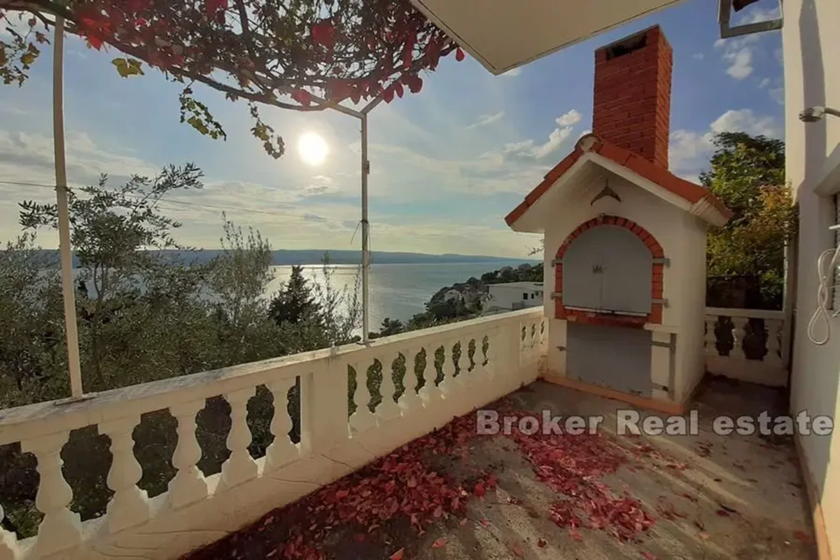 Casa con vista sul mare aperto