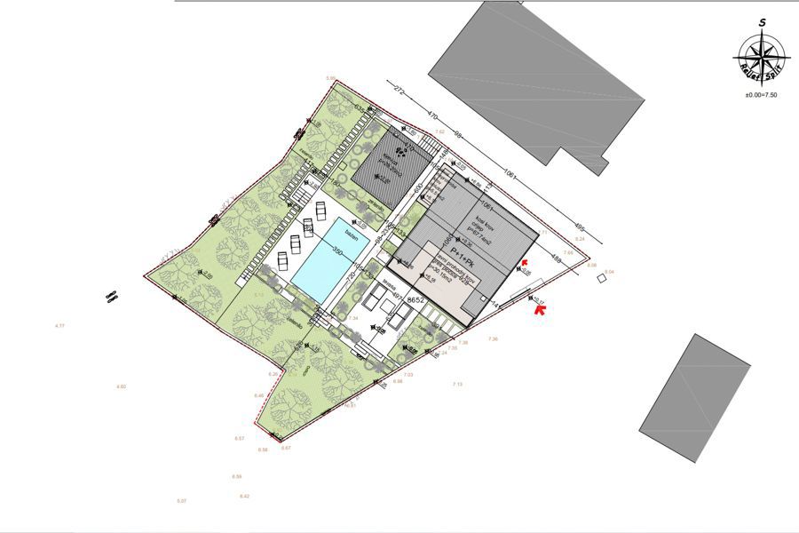 Casa con terreno edificabile in ottima posizione