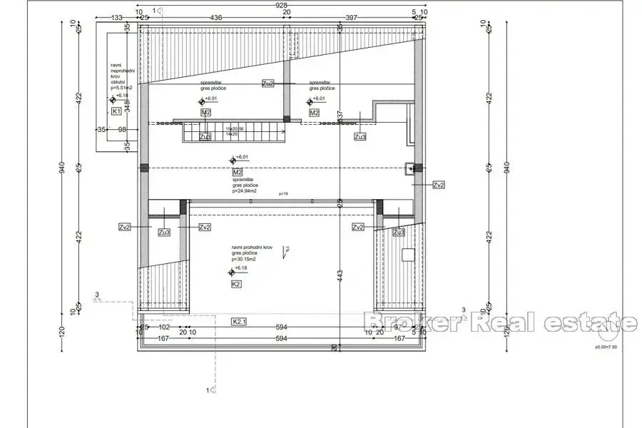 Immobiliare con progetto per una villa con piscina