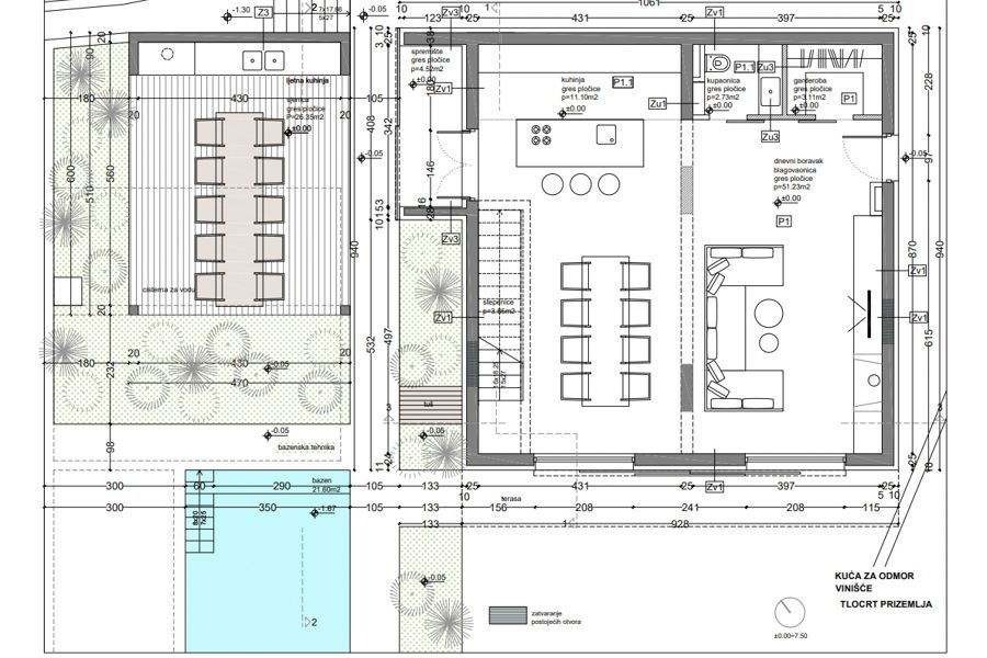 Casa con terreno edificabile in ottima posizione