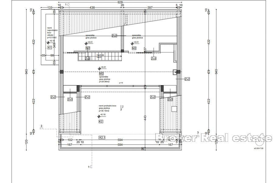 Immobiliare con progetto per una villa con piscina