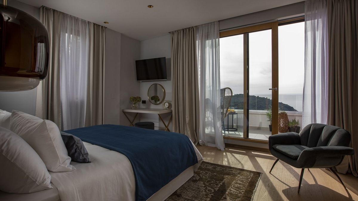 Villa con vista sul mare aperto