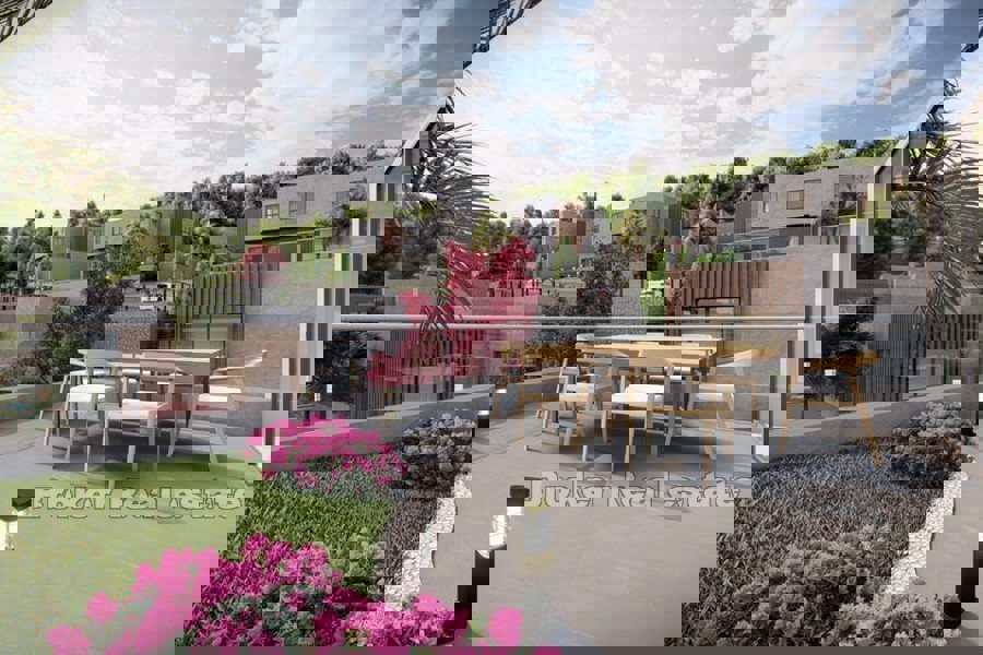 Villa bifamiliare con vista mare