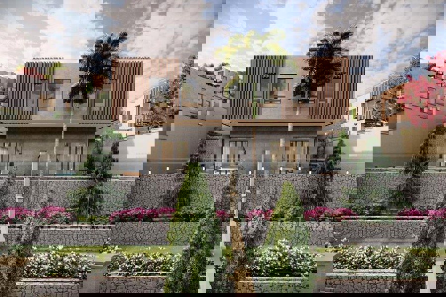 Villa bifamiliare con vista mare