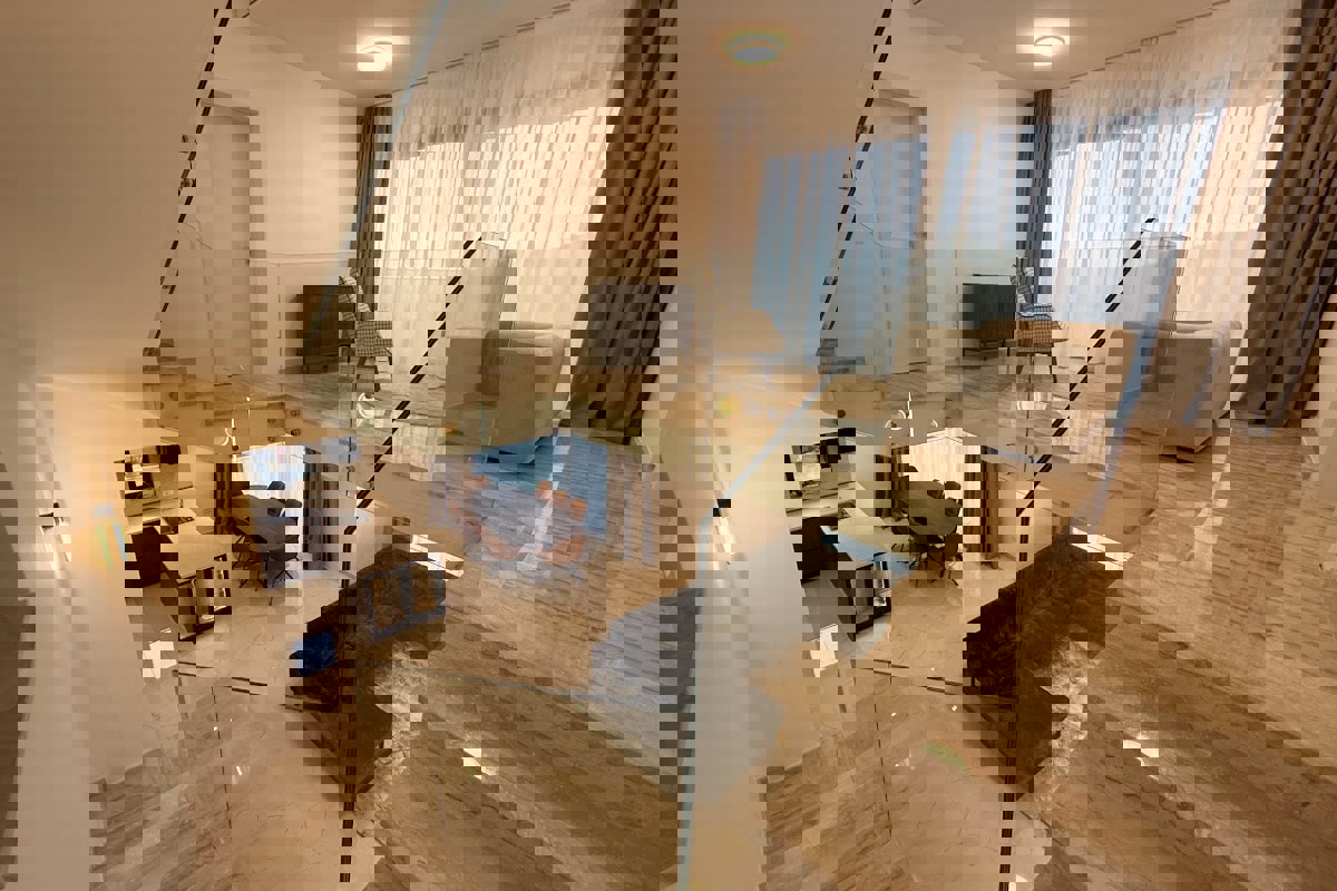 Villa moderna con vista mare