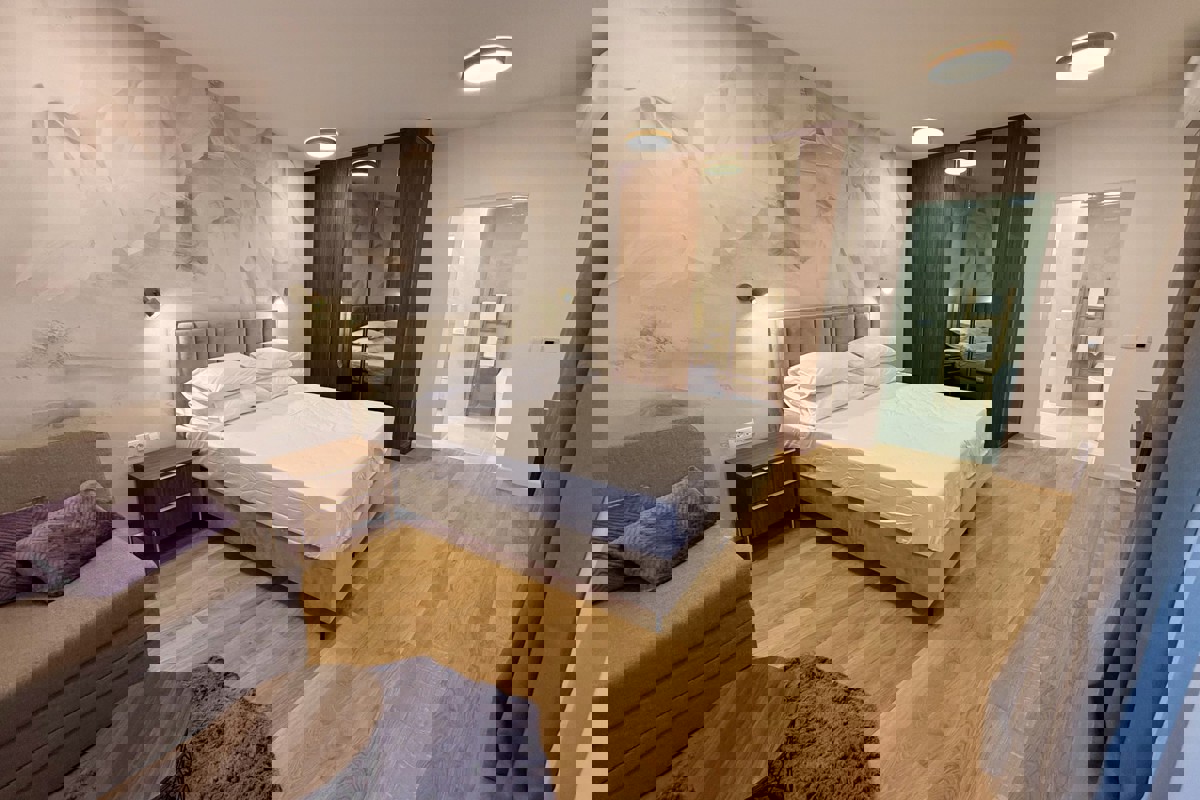 Villa moderna con vista mare