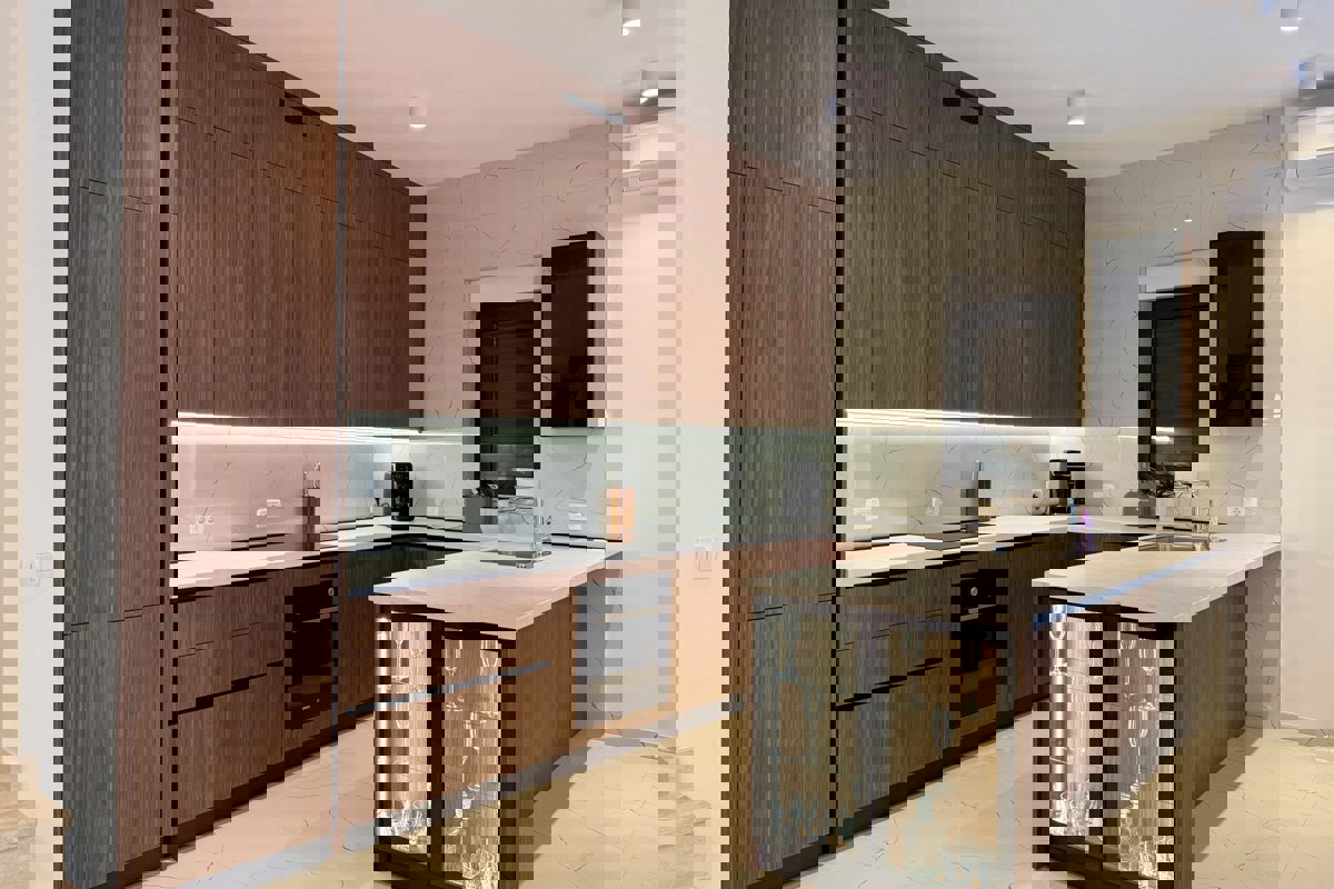 Villa moderna con vista mare