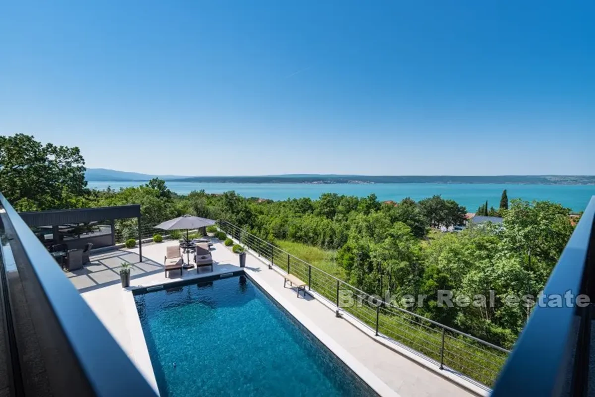 Una villa eccezionale con vista sul mare aperto