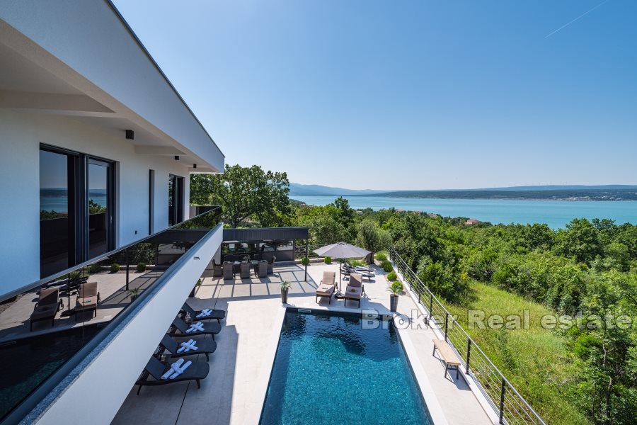 Una villa eccezionale con vista sul mare aperto