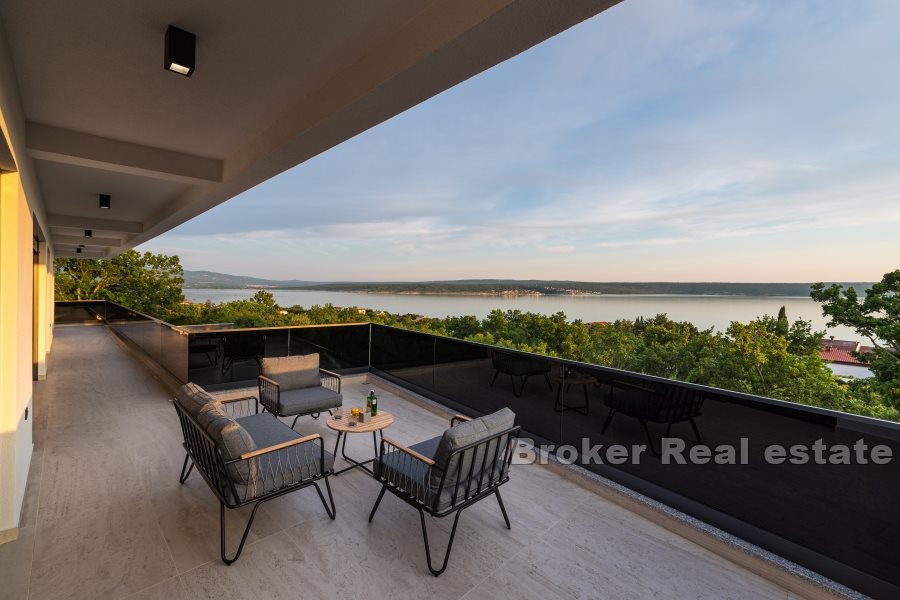 Una villa eccezionale con vista sul mare aperto