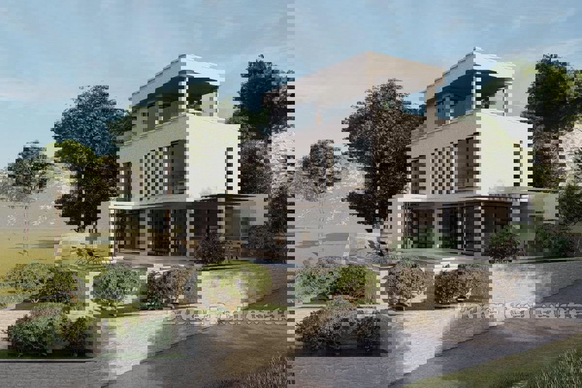 Villa in costruzione con vista mare