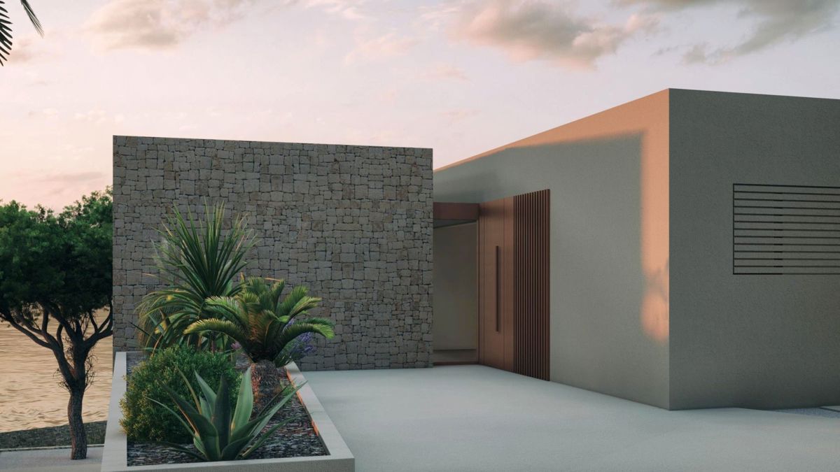 Villa di nuova costruzione in prima fila sul mare