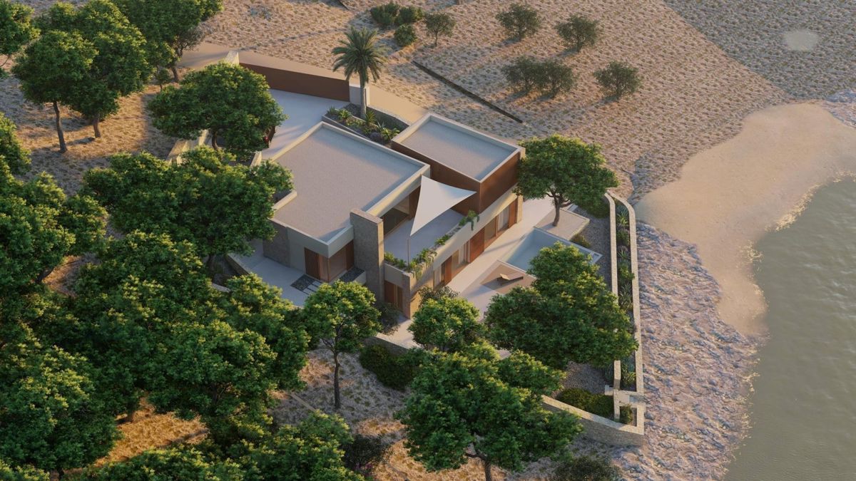 Villa di nuova costruzione in prima fila sul mare