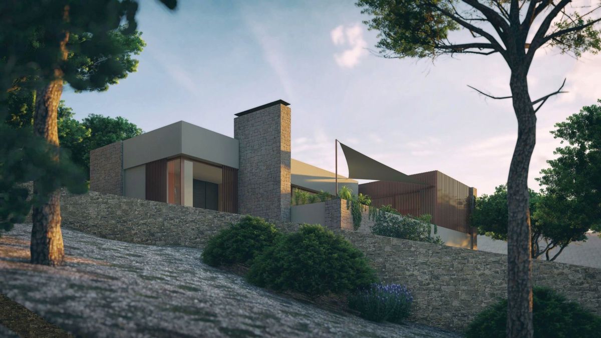 Villa di nuova costruzione in prima fila sul mare