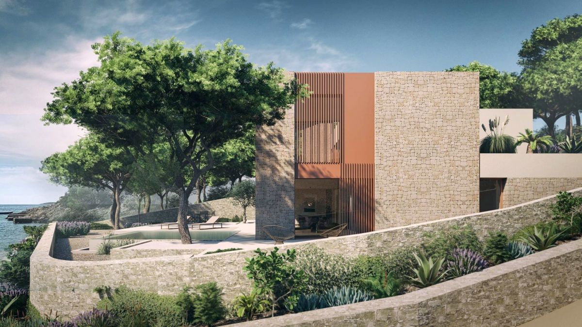 Villa di nuova costruzione in prima fila sul mare