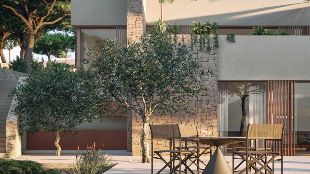 Villa di nuova costruzione in prima fila sul mare