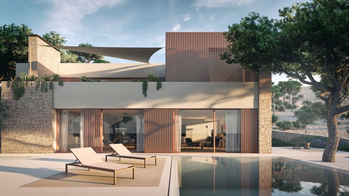 Villa di nuova costruzione in prima fila sul mare