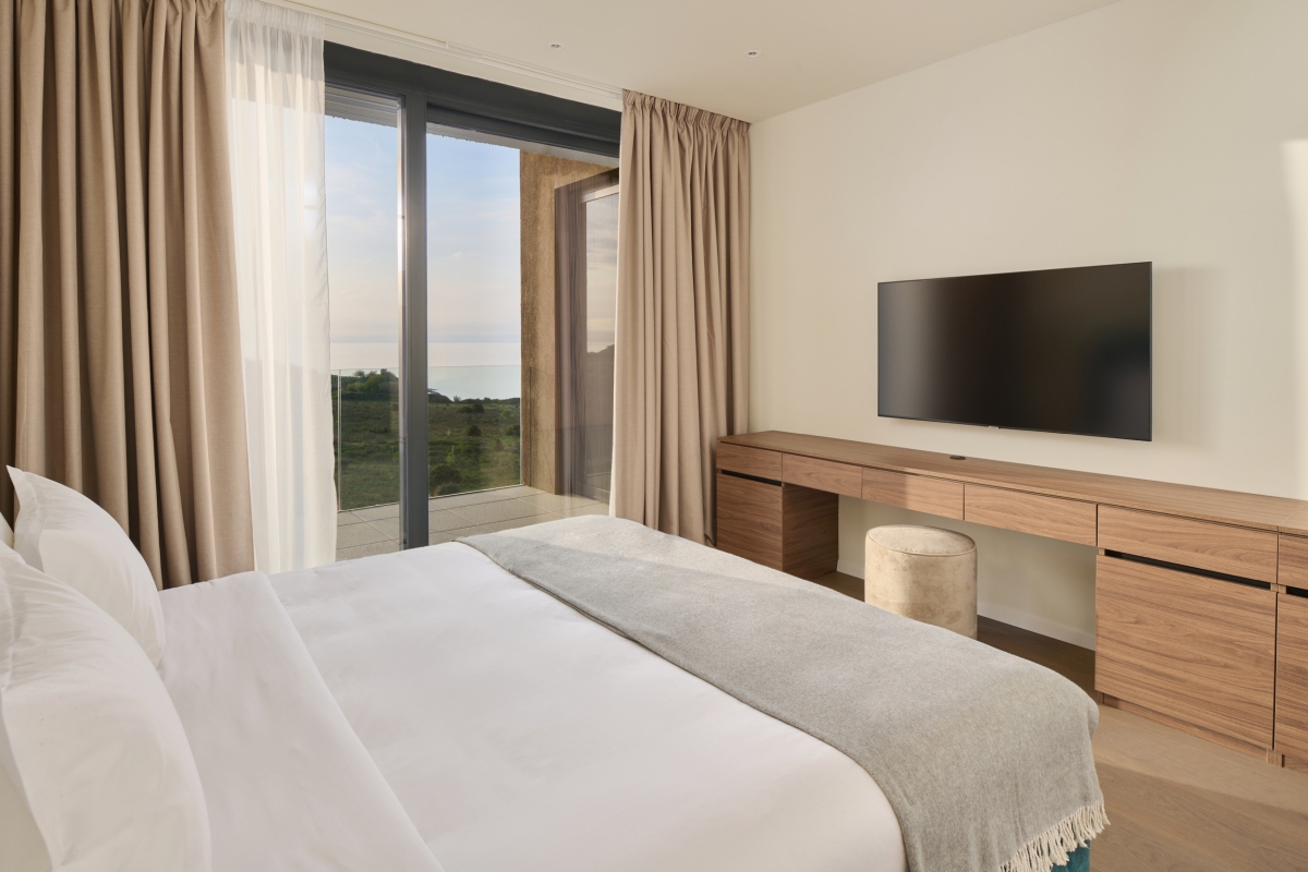 Grazioso appartamento con due camere da letto in un nuovo edificio all'interno del resort