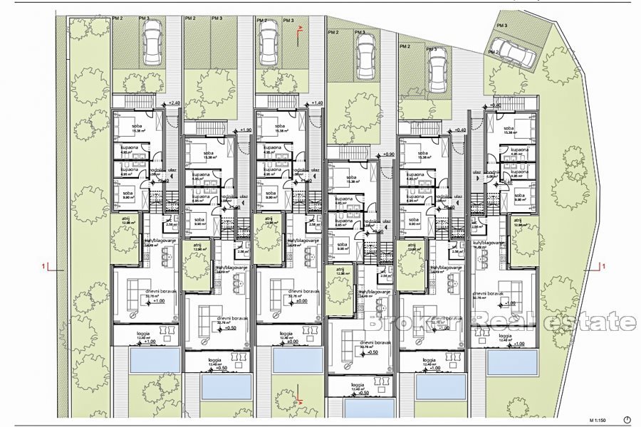 Appartamento con due camere da letto vista mare in costruzione