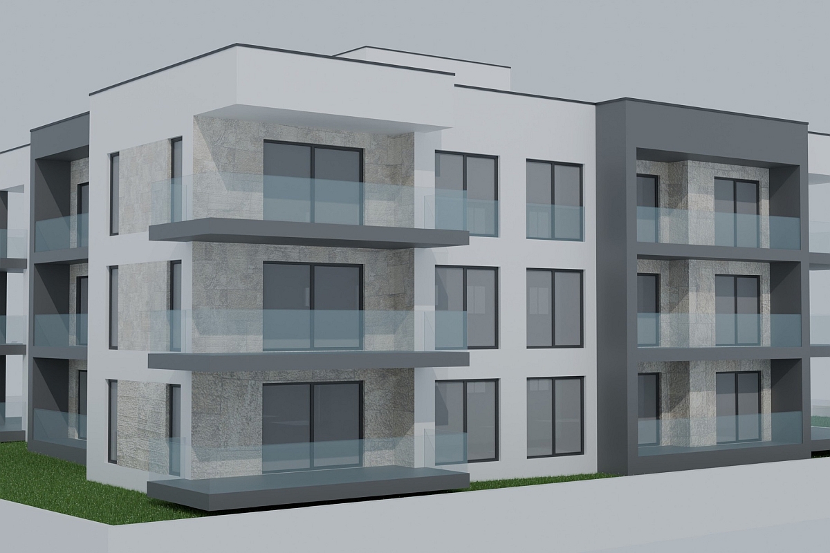 Moderno bilocale con vista mare