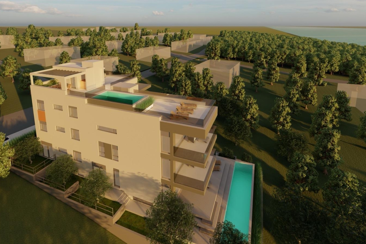 Attico di lusso con piscina sul tetto