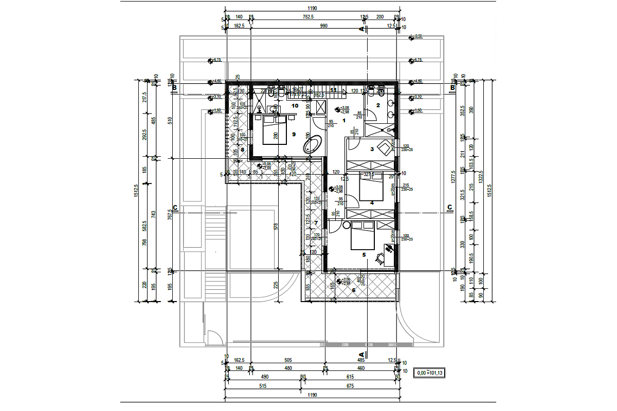 Moderna villa con piscina e spettacolare vista mare