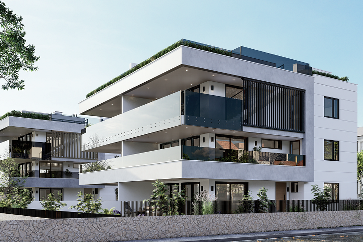 Moderno appartamento con giardino