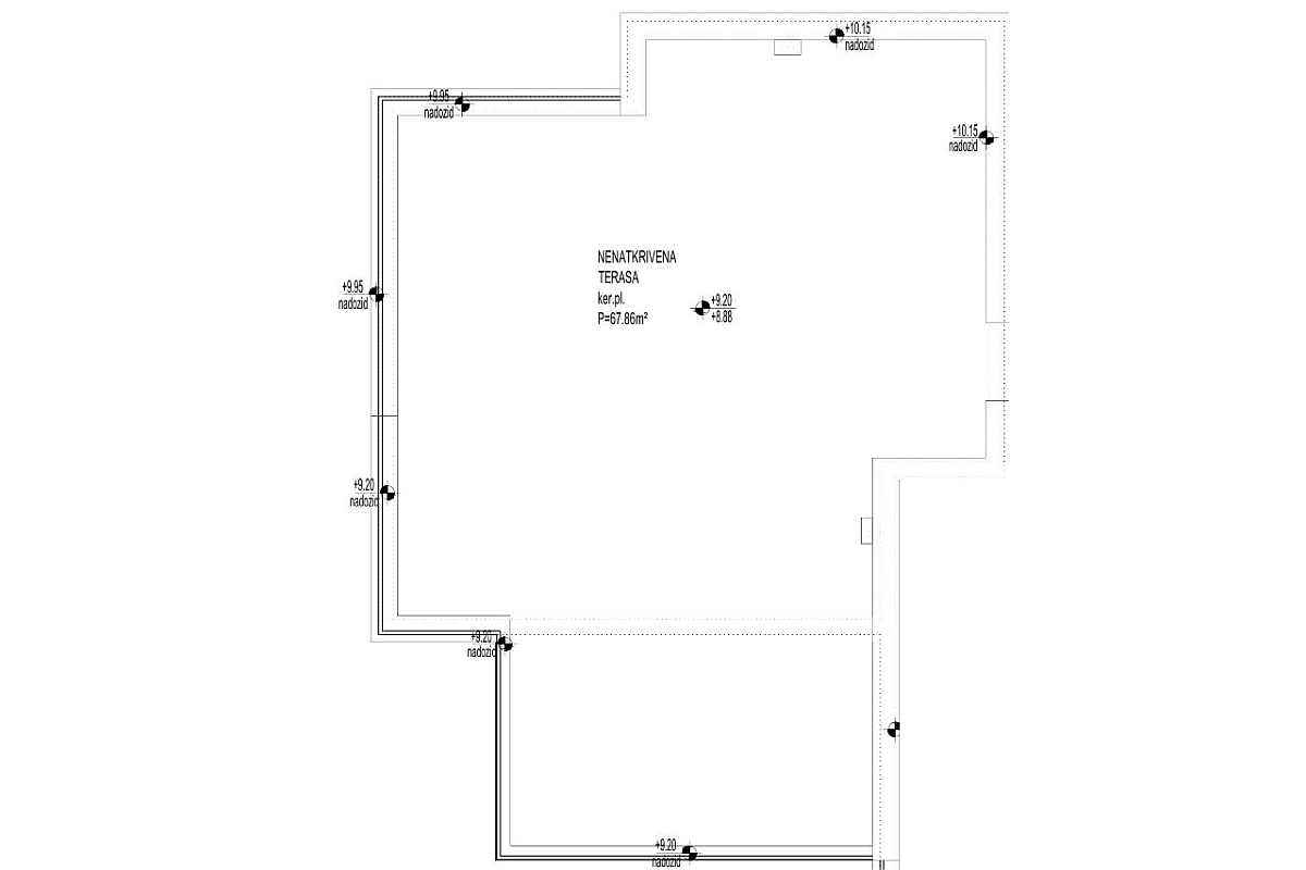Attico con due camere da letto e terrazza sul tetto
