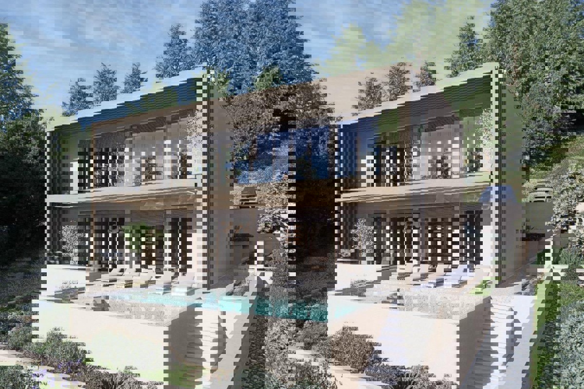 Villa con vista mare