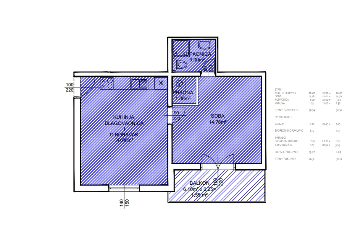Moderno appartamento con una camera da letto
