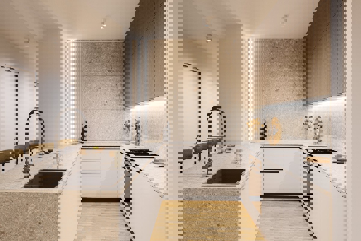 Moderno appartamento duplex con terrazza panoramica